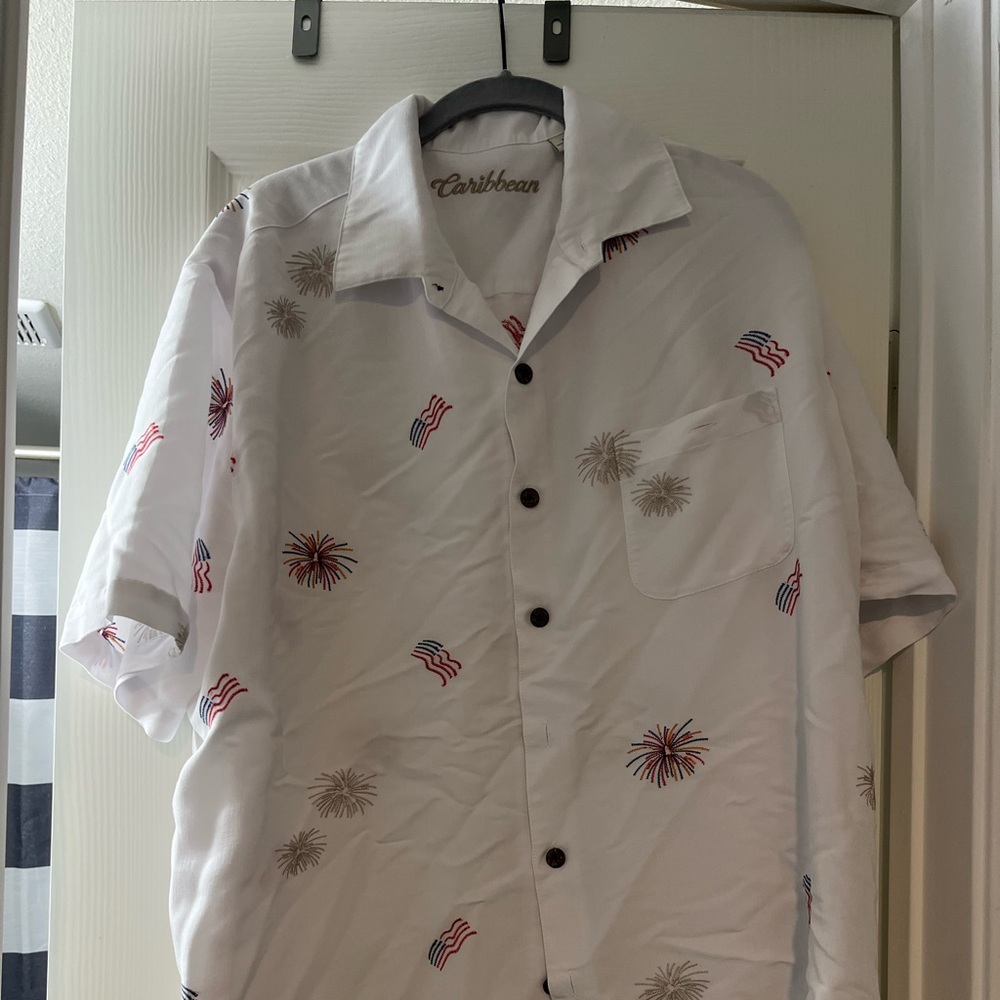 Firework Caribbean Men’s Shirt New